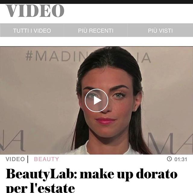 @nicolemazzocato for @madinaitalia and @drepubblicait #makeup #makeuptutorial #makeupvideo #madinaitalia #ddfinfluenceragency #danieledefalcomanagement